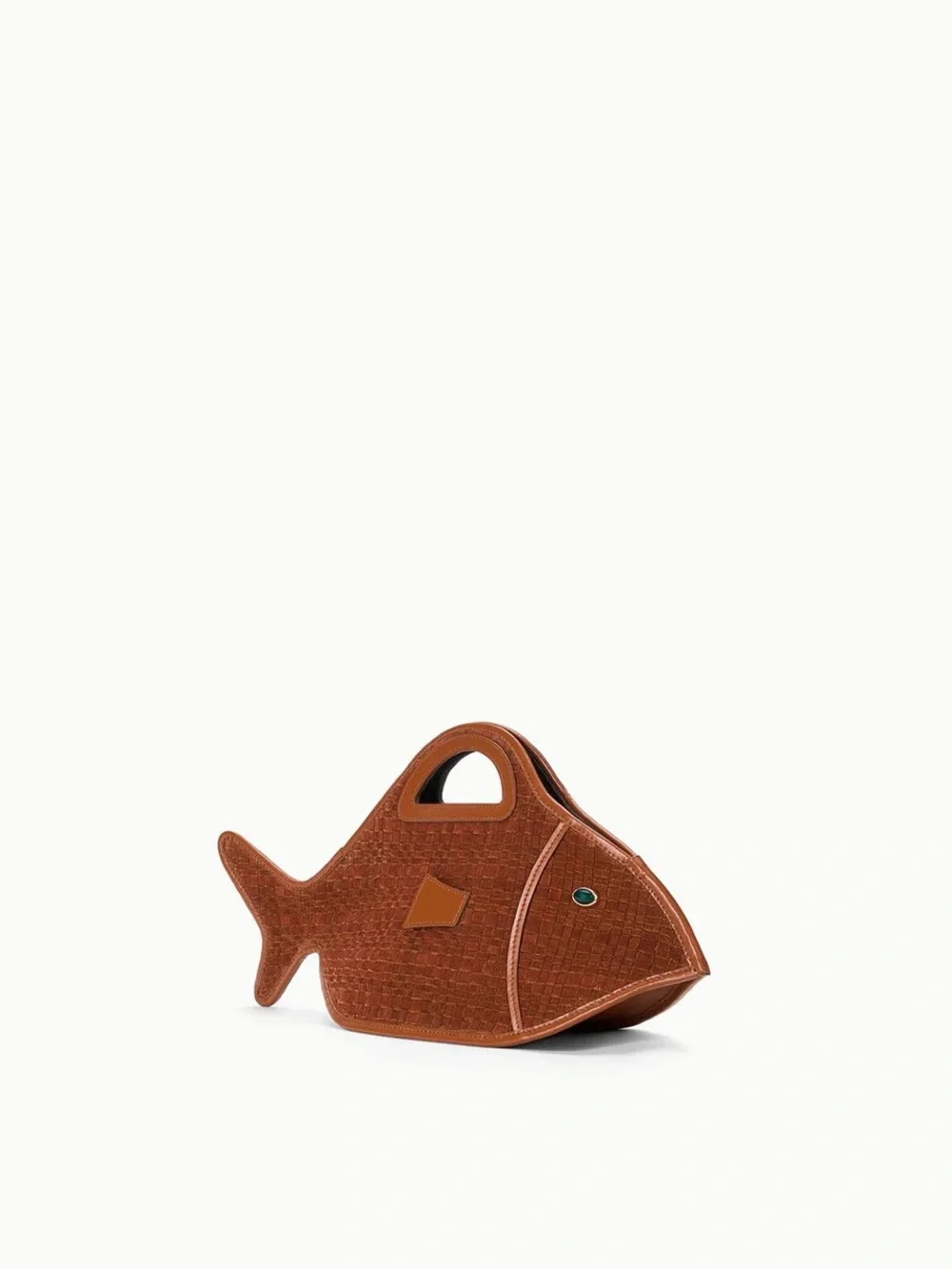 Staud Cleo Fish Bag in Tabac